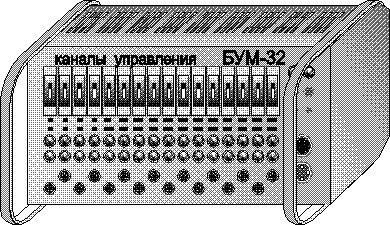 Внешний вид 32-канального БУМа - bum32.gif (10678 bytes)