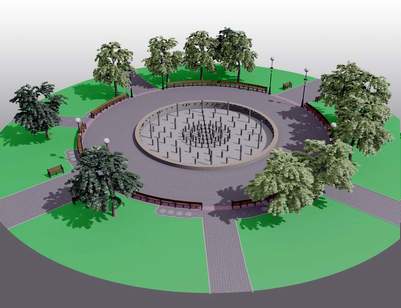 дендрологический проект фонтана