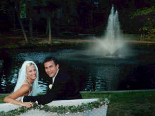 Polly and Michael at the Breezy Point Day Camp Pond